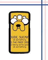 Casing HARDCASE untuk hp Samsung Galaxy Grand 2 Tv Show Adventure Time Jake The Dog M0051