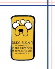 Casing HARDCASE untuk hp Samsung Galaxy Grand Duos Tv Show Adventure Time Jake The Dog M0051