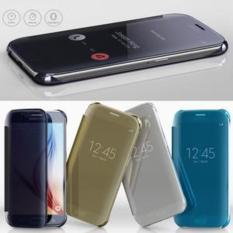 Casing Hp Cover Samsung S5 S6 6 EDGE S7 S7 EDGE S8 S8 Plus Flip Miror Auto Lock