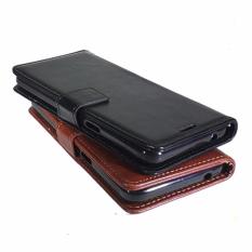 Casing Hp Sony Xperia Z2 Elegant Flip Leather Wallet Case