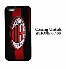 Casing IPHONE 6S AC Milan 3D Logo Hardcase Custom Case Cover