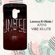 Casing Lenovo K4 Note | A7010 | Vibe X3 Lite Custom Hardcase HP I am United Manchester United L0162