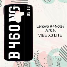 Casing Lenovo K4 Note | A7010 | Vibe X3 Lite Custom Hardcase HP Plat Nomor Custom L0235