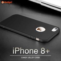 Casing Matte Case IPHONE 8 PLUS Softcase Soft Case Jelly Case IPHONE 8 Plus / 8+ Hitam