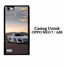 Casing OPPO A33 NEO 7 White Audi r8 Custom Hard Case Cover