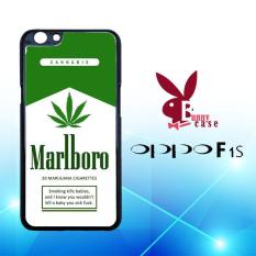 Casing OPPO F1s Custom Hardcase HP Marlboro Cannabis Marijuana Cigarettes L1842