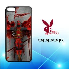 Casing OPPO F3 Custom Hardcase HP deadpool movie cartoon Z5130