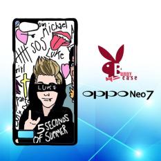 Casing OPPO Neo 7 Custom Hardcase HP 5 Seconds of Summer 5SOS Drawing L1084