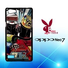 Casing OPPO Neo 7 Custom Hardcase HP Adventure Time Daft Punk Fan Art L1119