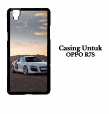 Casing OPPO R7S White Audi r8 Custom Hard Case Cover