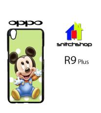 Casing Oppo R9 Plus mickey mouse images Custom Case Hardcase Cover