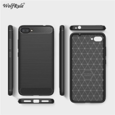 Casing Premium Quality Carbon Shockproof Hybrid Case for ASUS Zenfone 4 Max Pro ZC554KL - Black + Gratis iRing