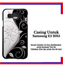 Casing Samsung E5 2015 Black design Custom Hardcase Cover