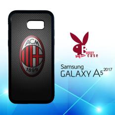 Casing Samsung Galaxy A5 2017 Custom Hardcase HP Ac Milan Carbon O1021