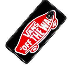 Casing Samsung Galaxy J7 Pro 2017 Motif Logo Vans Off The Wall Shoes Red A1330