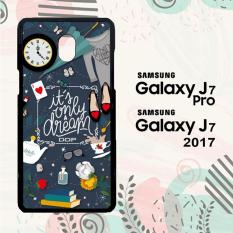 Casing Samsung J7 Pro | J7 2017 Custom Hardcase HP It's Only a Dream Alice in Wonderland L0377