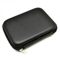 Casing Shockproof EVA CASE / POUCH / DOMPET HDD Eksternal 2.5 Inch - Hardisk Case - Tas Hard Disk / Powerbank Tahan Banting - Hitam