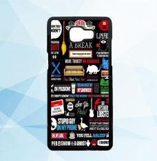 Casing Untuk Samsung Galaxy A3 2016 Friends TV Art Quote Cute Parody L2283