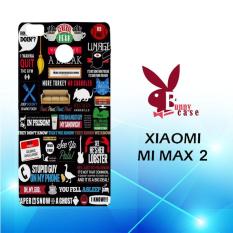 Casing Xiaomi Mi Max 2 Custom Hardcase HP Friends TV Art Quote Cute Parody L2283