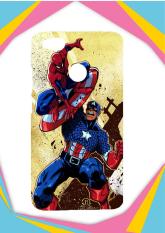 Casing Xiaomi Redmi 5A Prime Custom Hardcase captain america vs spiderman Z0492 Case Cover