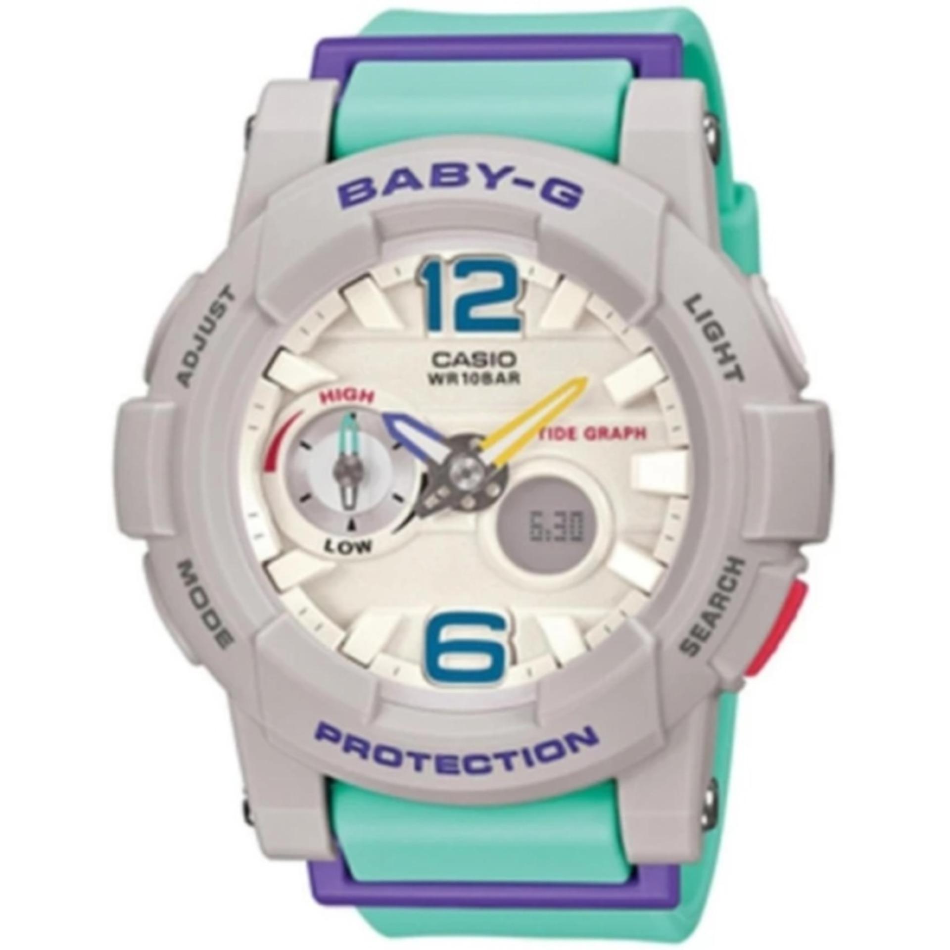 Casio Baby-G Women's Resin Strap Watch BGA-180-3B White