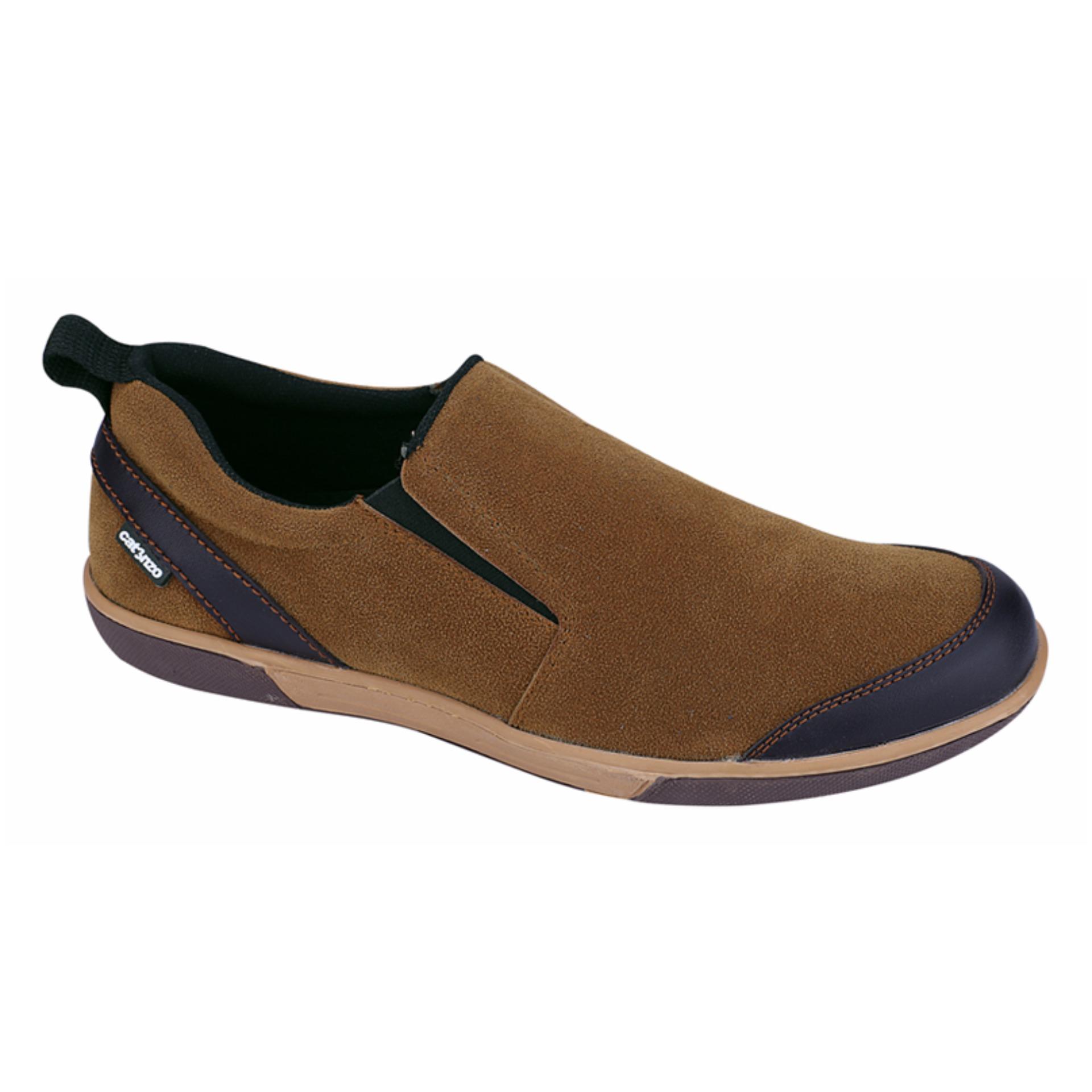 Catenzo Sepatu Slip On Pria Cooper NT 041 - Tan