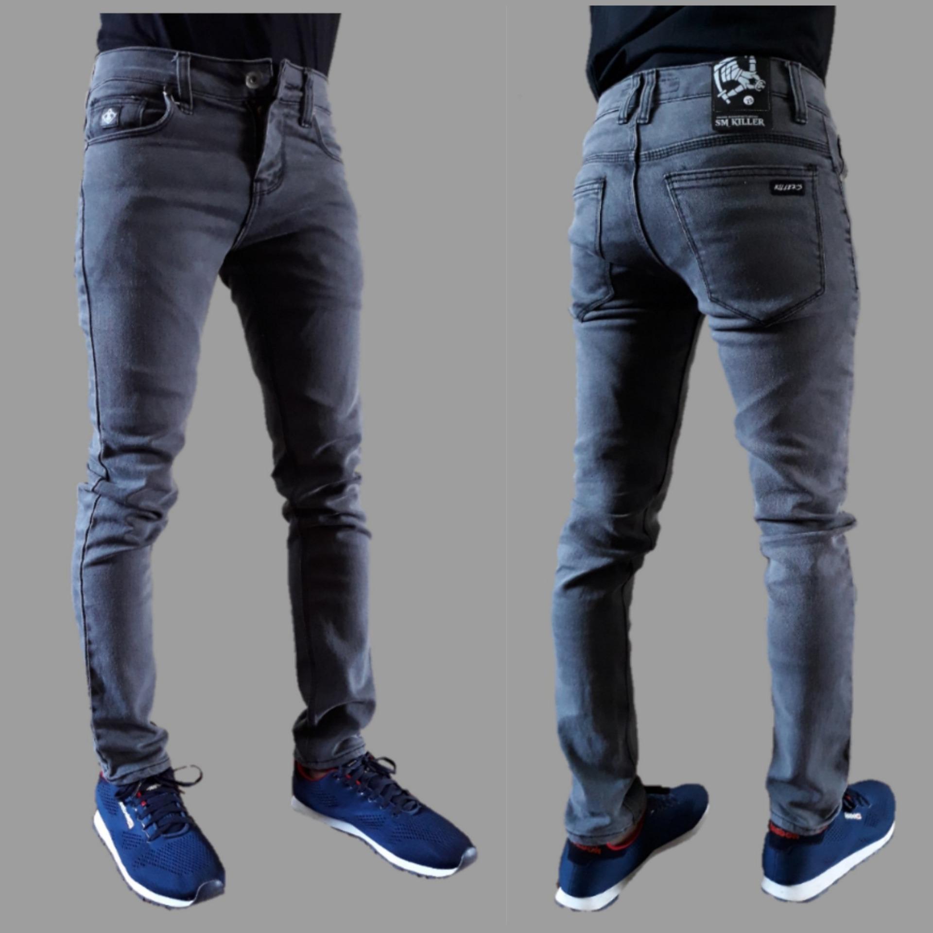 Celana jeans pria / jeans skinny / slimfit / pensil (sm killer)