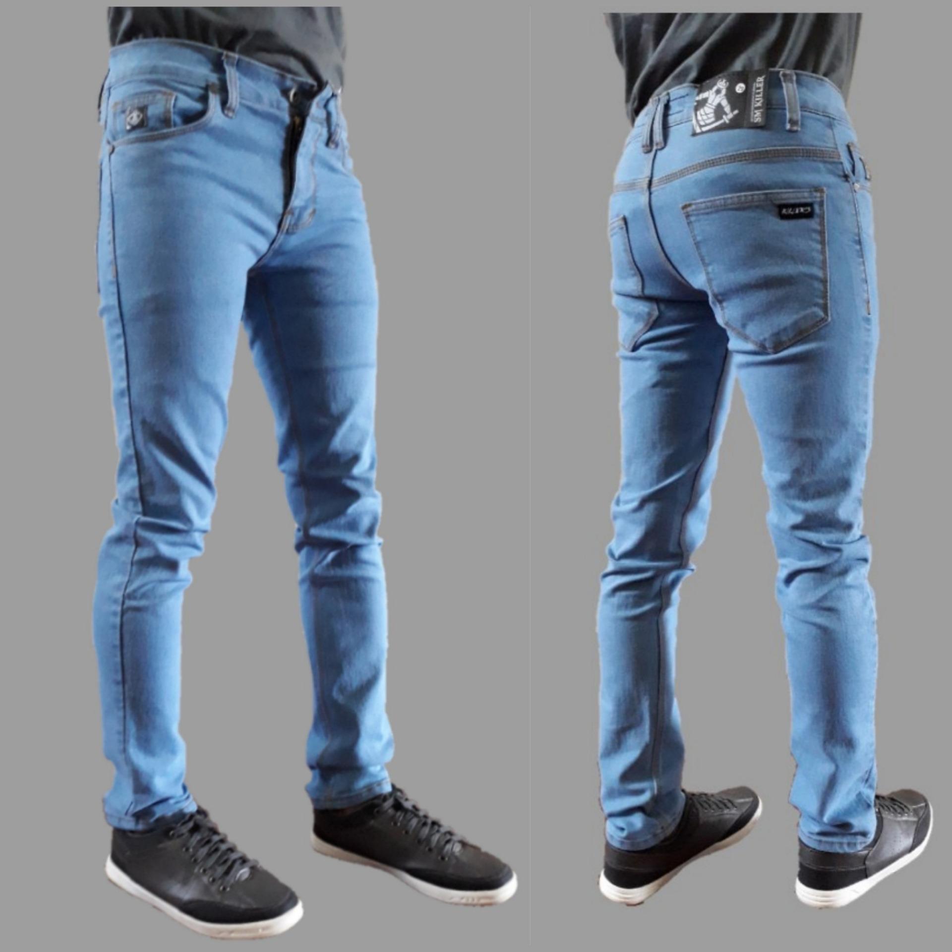 Celana jeans pria / jeans skinny / slimfit / pensil (sm killer)