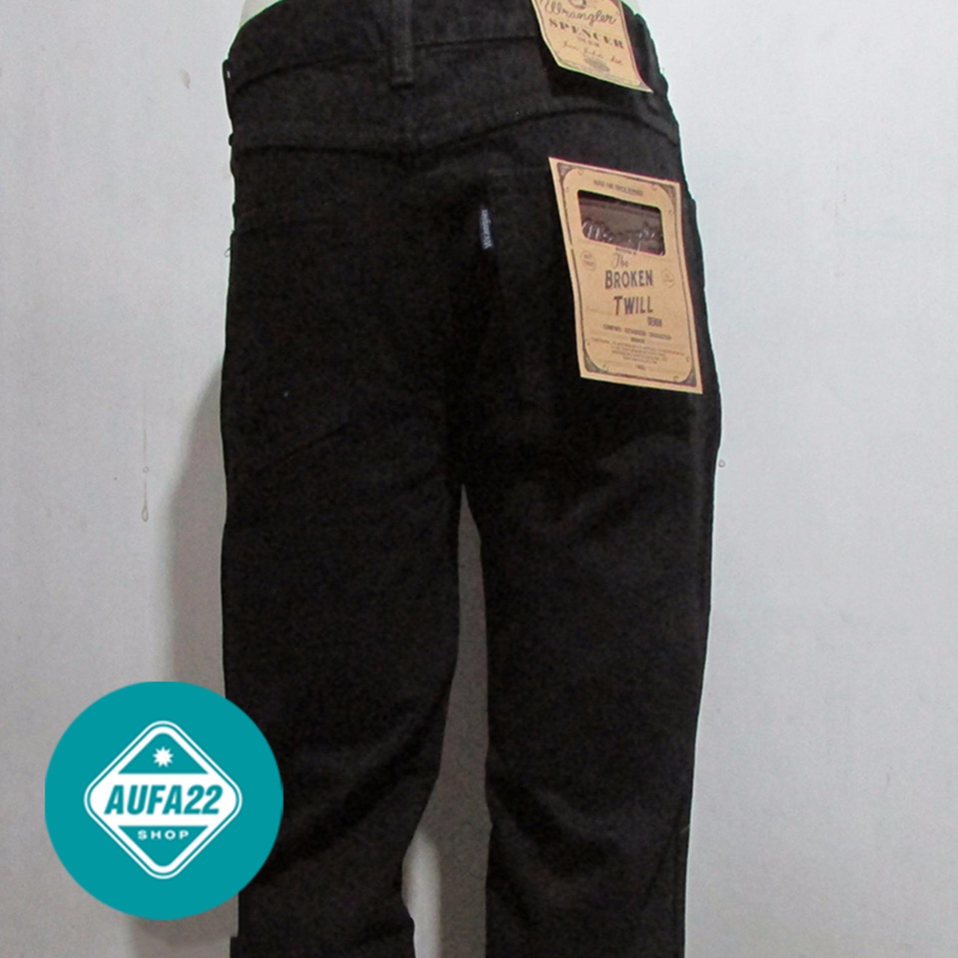 Celana Jeans WRANGLER Hitam-Black Original Regular Standar Promo Murah