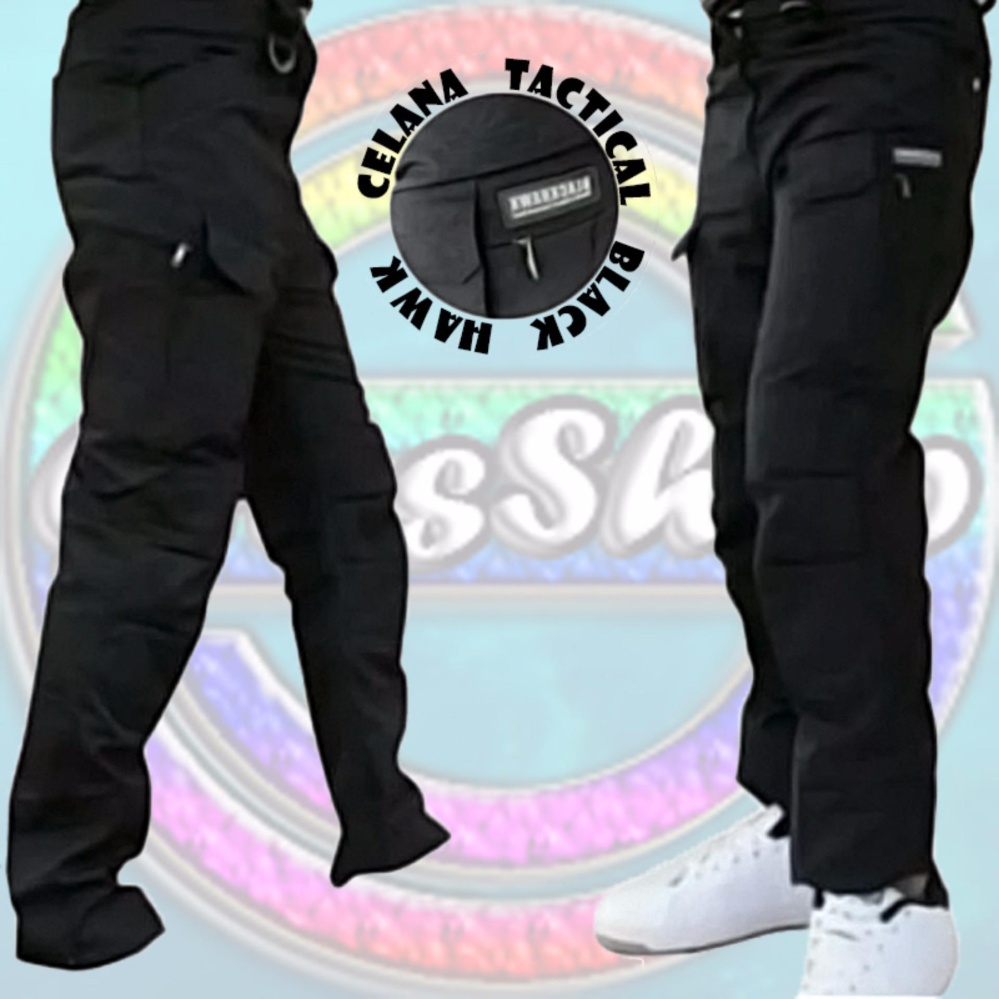 Celana Panjang Tactical Black Hawk