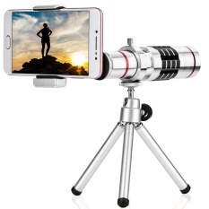Cell Phone Camera Lens Kit Universal 18X Optical Zoom Telephoto Telescope Lens with Tripod - intl