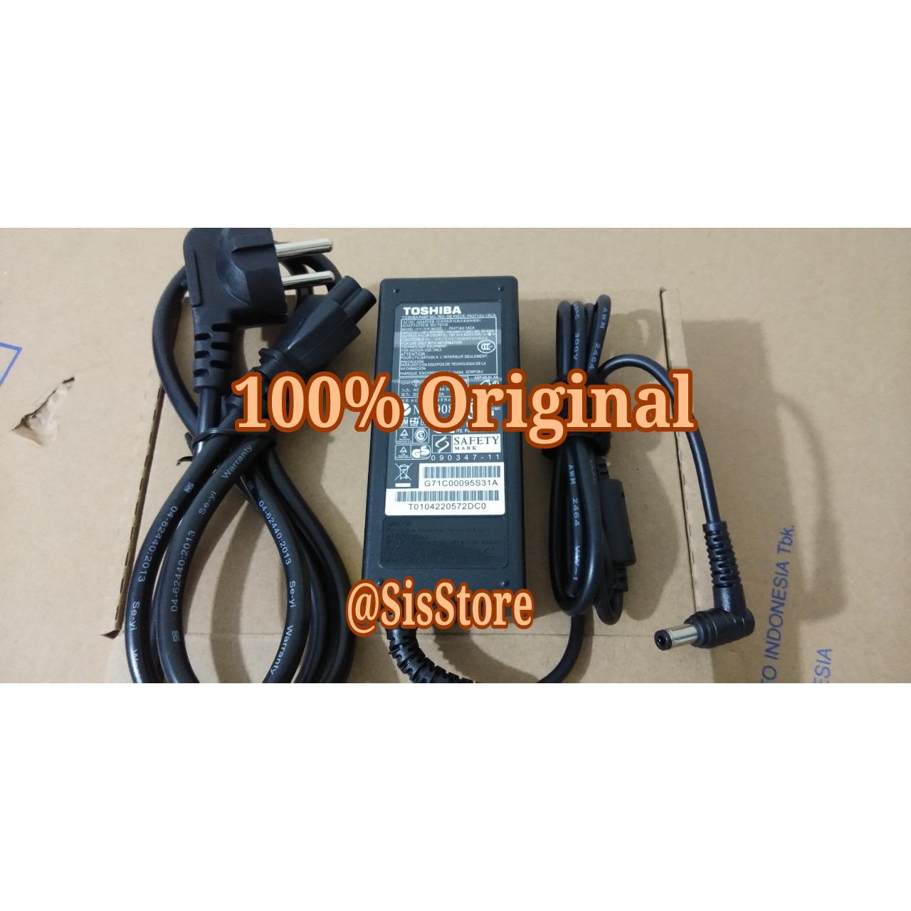 Charger Carger Casan Chasan Adaptor Laptop Notebook toshiba C600 C640 L645 L640 L510 M300 C840 C800 L300 C800D M800 M500 NB520 N520 NB250 NB200 L310 L600 L635 L740 L730 NB205 NB300 NB500 NB305 NB510 C840