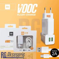 Charger XIAOMI VOOC FAST CHARGING 2Ampere 2Port Usb ORI99%
