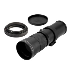CHEER 420-800mm F/8.3-16 Super Telephoto Manual Zoom Lens T-mount untuk Canon EOS DSLR-Intl