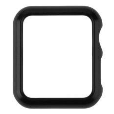 CHEER Keren Bening Tipis Hard Case Penutup Kulit untuk Apple Watch 42mm Hitam-Internasional