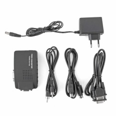 CHEER PC Laptop Komposit AV/S Video Ke VGA TV Converter Monitor Adaptor Switch Box