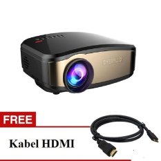 Cheerlux Mini LED Projector C6 Wifi Mini Proyektor + Tv Tunner vs uc46 EUG600d