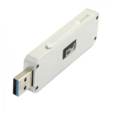 CHENYANG Retractable NGFF M.2 B-key atau B/m-key SSD untuk USB 3.0 Eksternal Converter Adaptor Kartu Flash Disk Jenis Silver KXSg3027-Intl