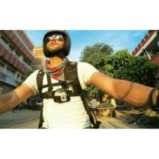 CHEST STRAP MOUNT SJCAM SJ4000/SJ5000/M10/GO PRO/XIAOMI XIAOYI ACTION CAMERA ACCESSORIES AKSESORIS KAMERA