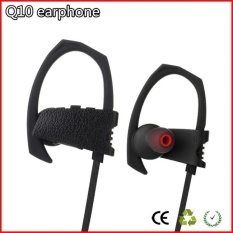 Cina Merek Q10 Nirkabel Bluetooth 4.1 Earphone Stereo Sport In-Ear Headset Supra-aural Headphone Bermikrofon untuk ISO Android-Intl