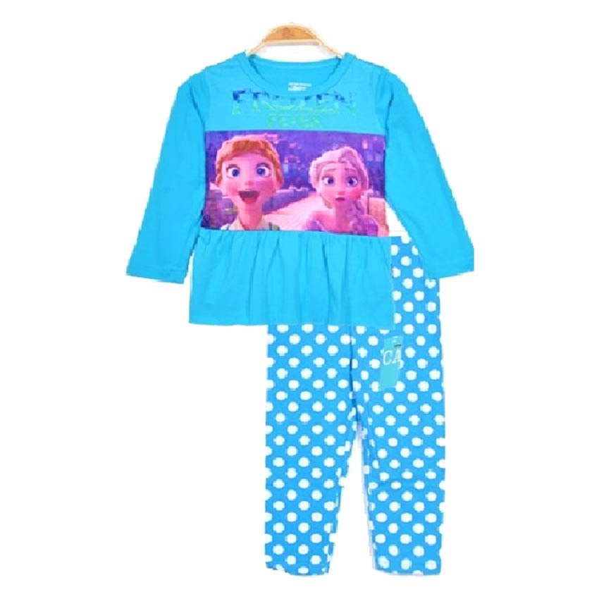 Chloe's Clozette Piyama Anak - Frozen Fever PJ-42 - Biru