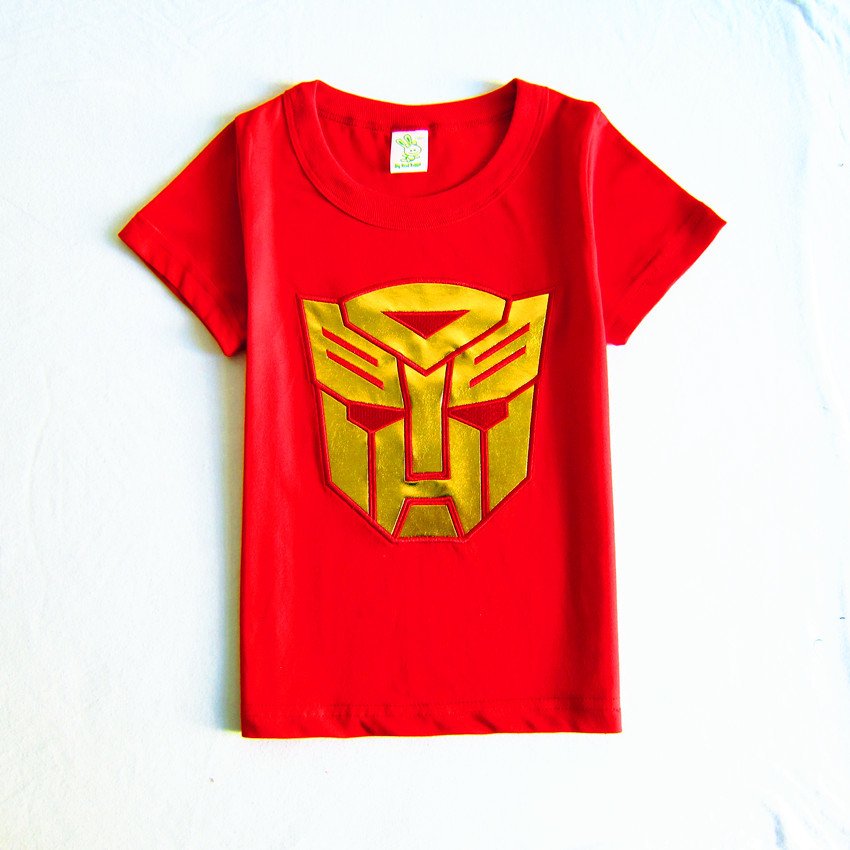 Chloe'S Clozette T-Shirt Superhero Transformers-Merah