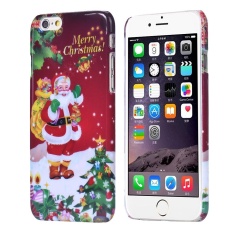 Hari Natal Santa Klausa Hadiah Kulit Case Sarung untuk iPhone 6 S 4.7 Inch-Internasional