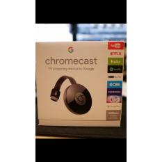 CHROMECAST alat penyambung penghubung hp handphone ke tv televisi WIRELES DISPLAY RECEIVER support sharing stereming to tv