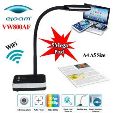 Chunzao VW800AF WIFI Nirkabel Overhead A3 A4 A5 A6 Document Camera Scanner Buku, Buku Scanning Cepat, Foto, Objek, dengan Lampu LED, 5 Mega-pixel High Definition, Built-In Mikrofon, untuk Ruang Kelas, Perpustakaan, Demonstrasi-Intl