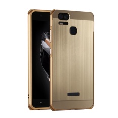 Taoyi Klasik TY Logam Bumper Kawat Menggambar Back Cover Case untuk Sus ZenFone 3 Zoom ZE553KL (Emas) -Intl