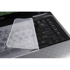 Clear White Universal Silicone Keyboard Protector Skin Cover for 14 Inch Laptop Notebook
