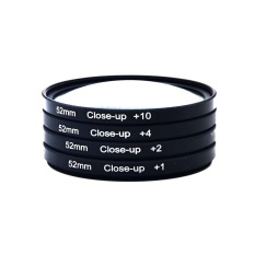 Close Up Set Filter + 1, + 2, + 4, + 10 52 Saringan Mm untuk Kamera Nikon Digital SL-Intl