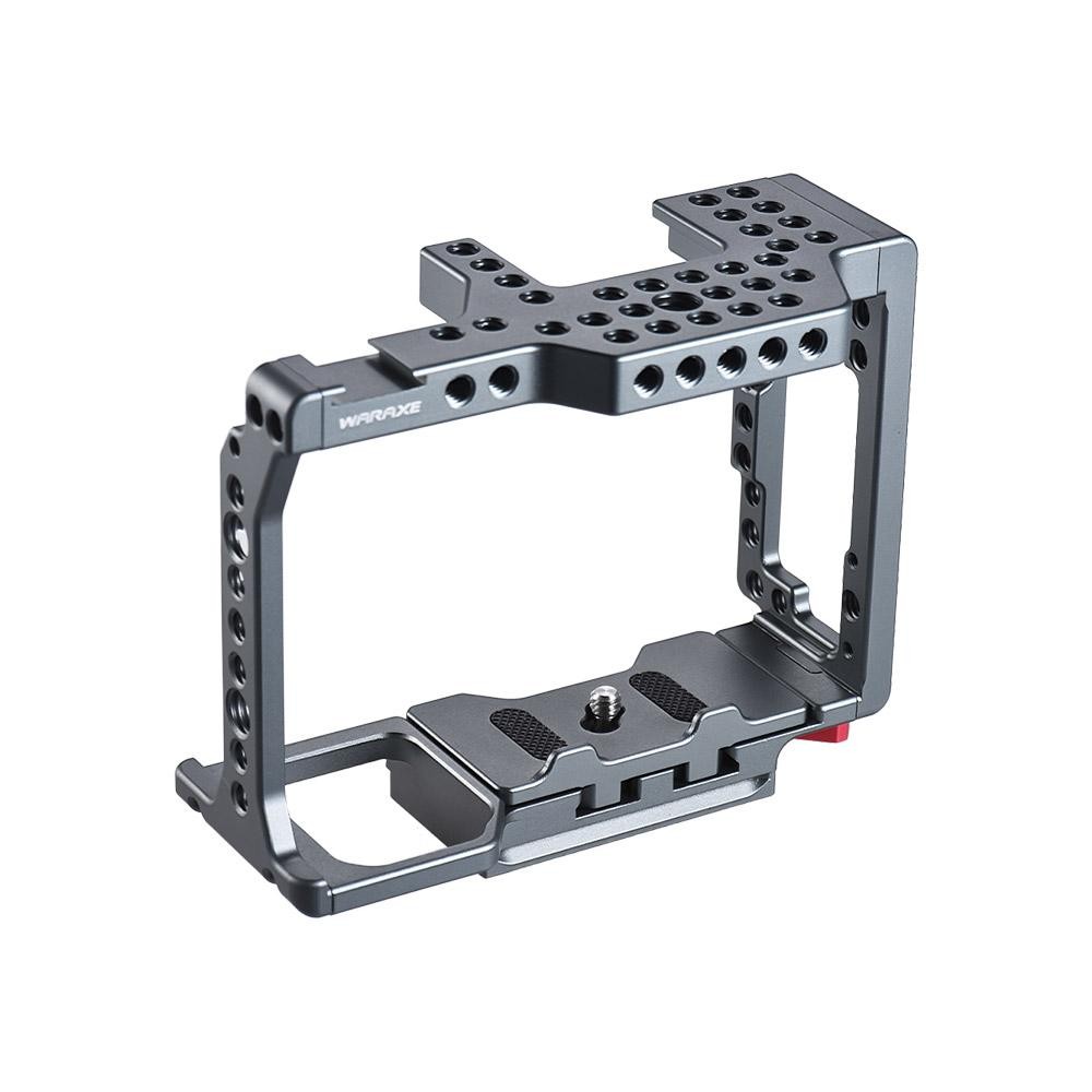 CNC Video Camera Cage Stabilizer Film Movie Making System for Sony A7II A7SII A7RII to Mount Microphone Monitor Tripod Lighting Accessories - intl
