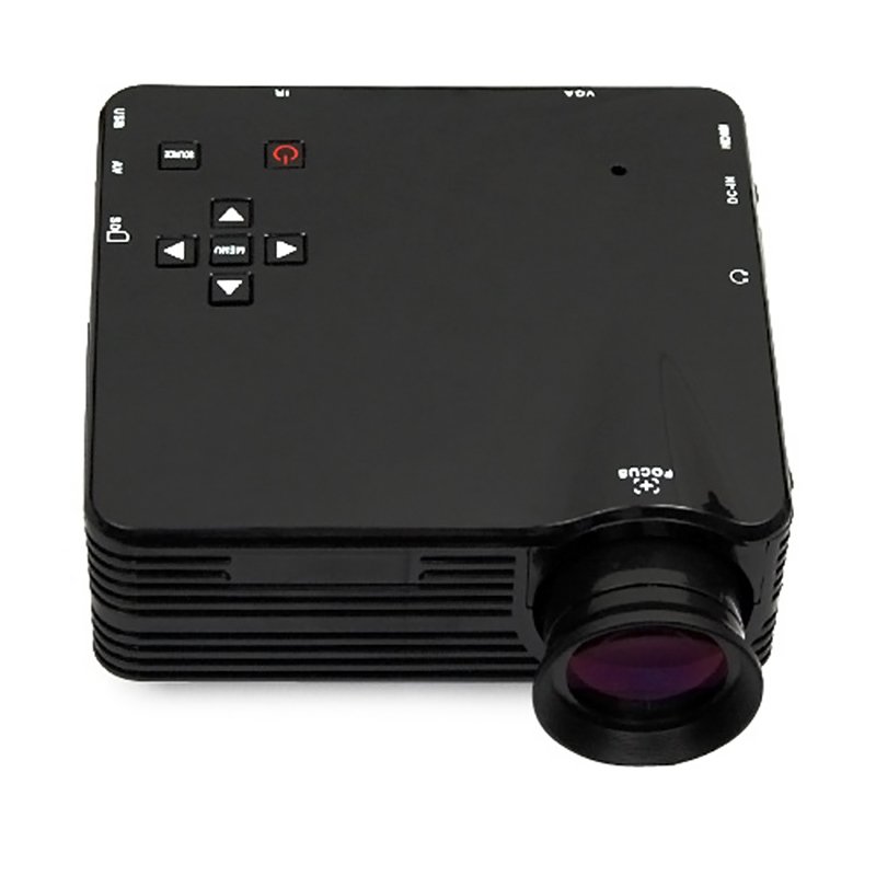 Cocotina LED LCD Multimedia Proyektor Bioskop Rumah Theater HD 1080 P Menggunakan Remote Control